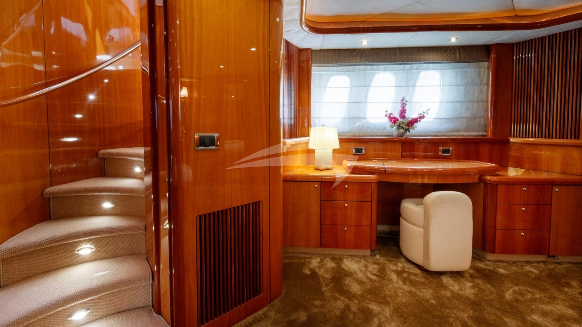 Master Cabin Foyer and Stairs