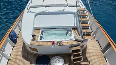 Aerial View of Deck Jacuzzi