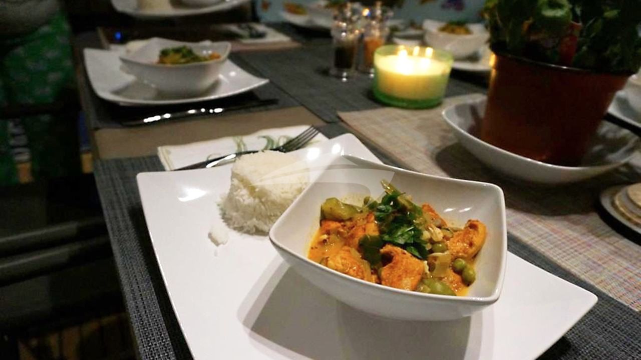 Evening dinner on the aft deck