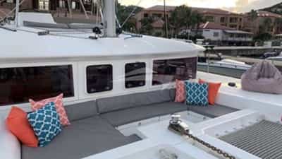 Foredeck lounge area