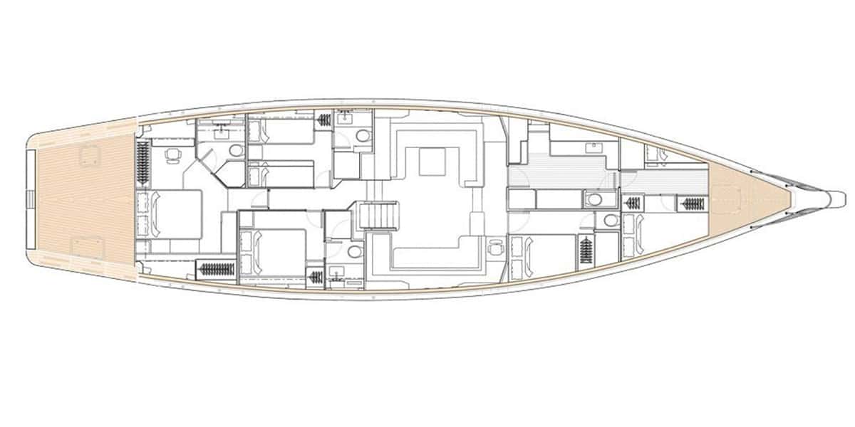 CHAMPAGNE HIPPY deck layout