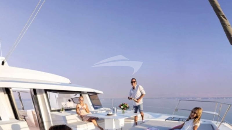 Foredeck lounge area