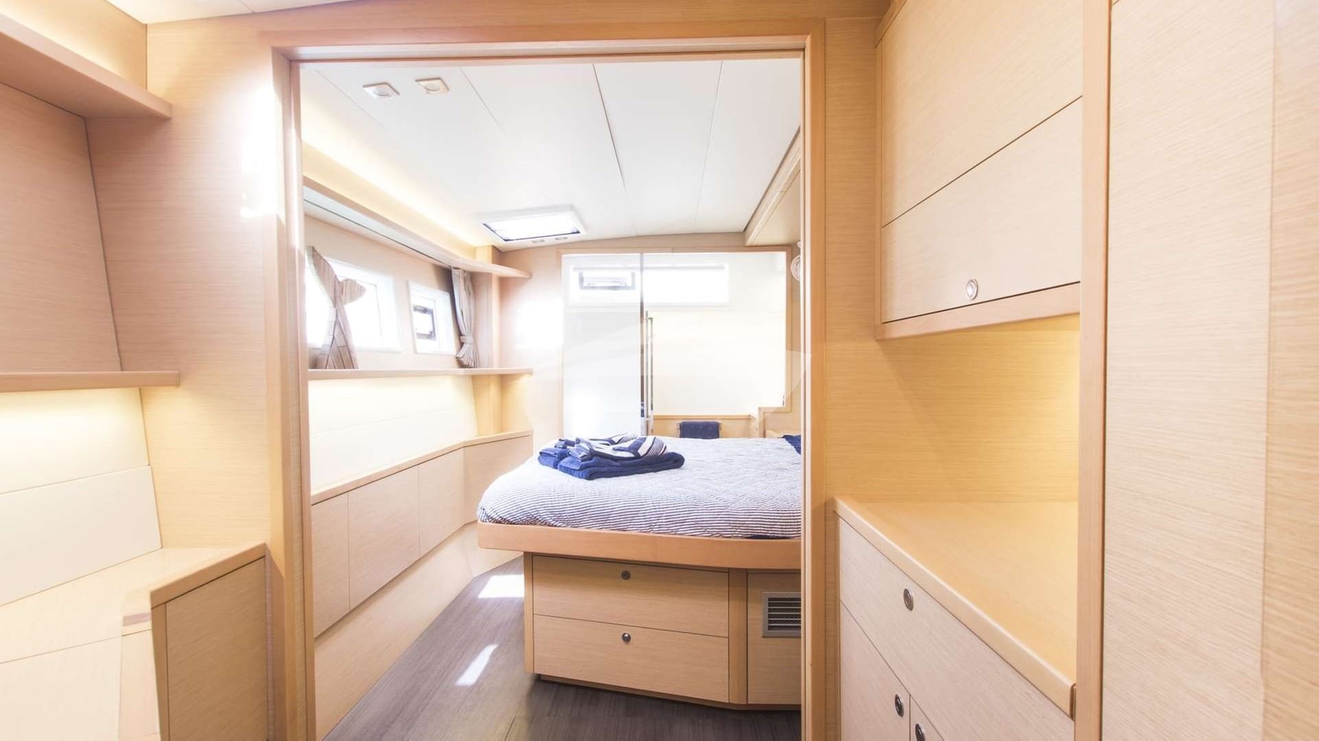Spacious master cabin