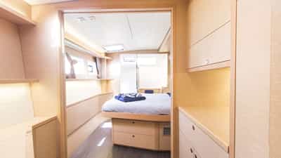 Spacious master cabin