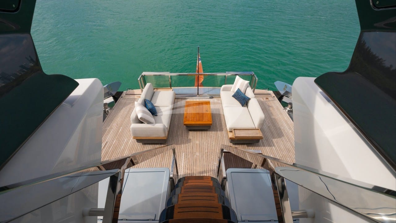 Exterior stairway to bridge