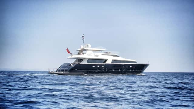 GO 35m motor yacht for charter