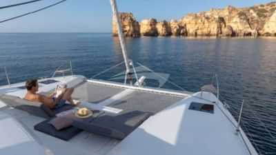 Foredeck lounge area