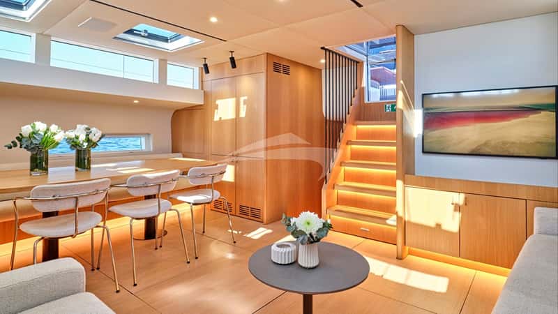 NADAMAS 24m sailing yacht charter, photo 10