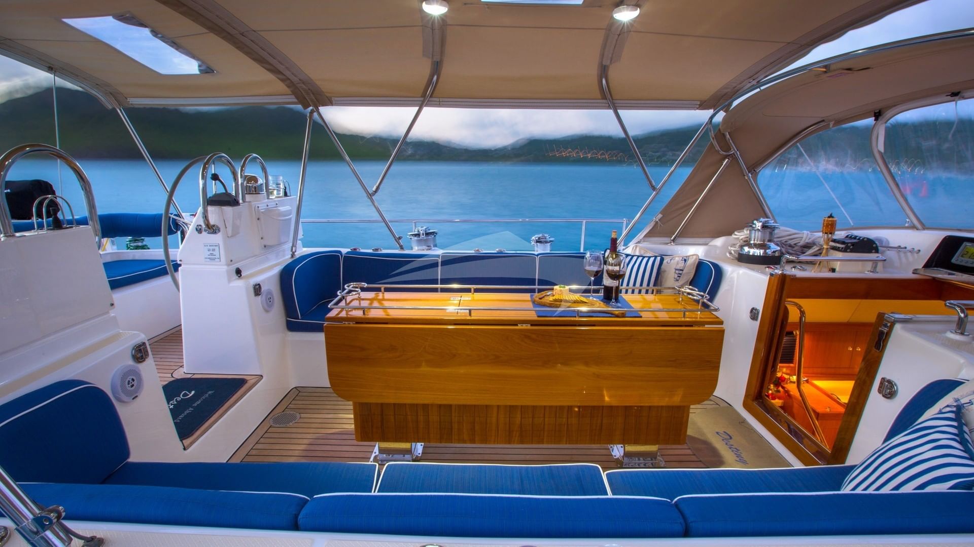 Destiny's spacious cockpit