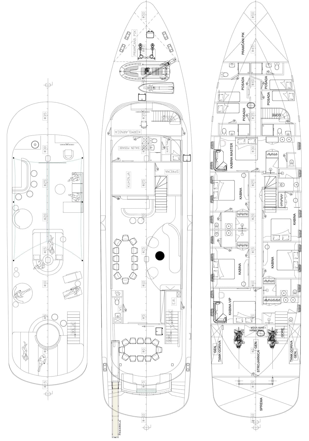 MAXITA deck layout