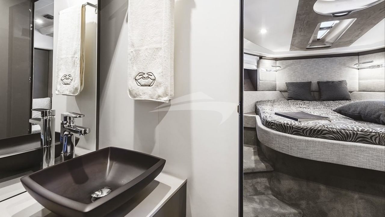 Guest Cabin and Bathroom