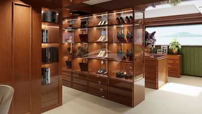 Walk in Wardrobe Room adjacent to the Master Cabin