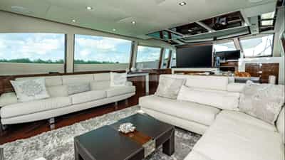 Galley with seating