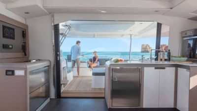 Kitchen/ Cockpit area