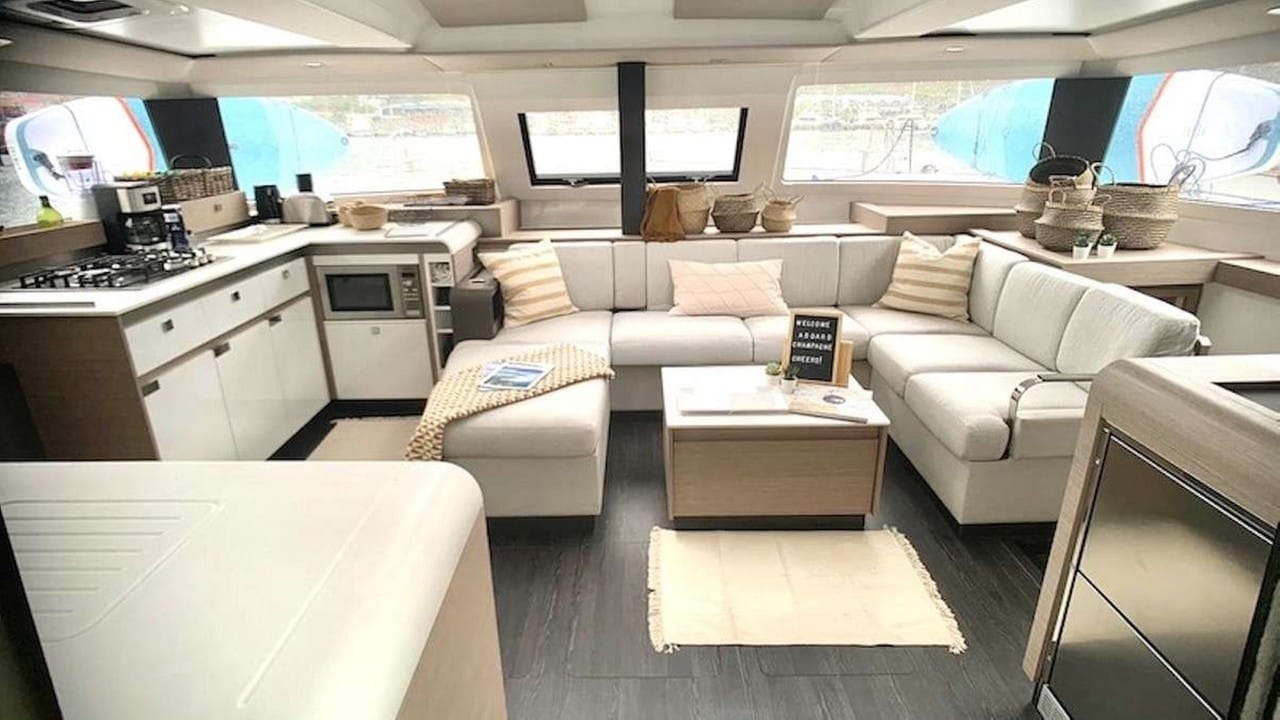 Main Saloon and Kitchen