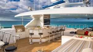 Sundeck and bar