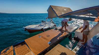 Swim Platform & tender