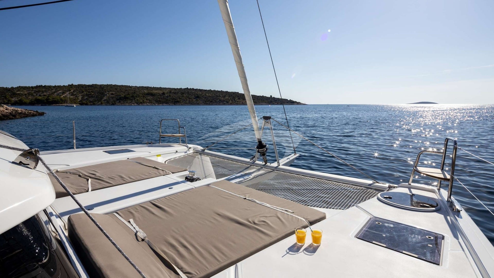 Foredeck lounge area