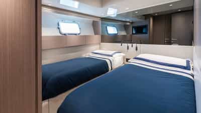 Twin guest stateroom