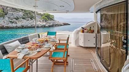 M FIVE 23m motor yacht charter, photo 11