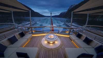 Aft deck area
