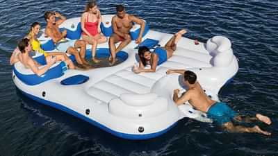 Inflatible Floating Island