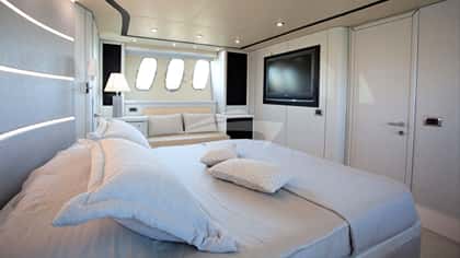 LIGHT BLUE 25m motor yacht charter, photo 6