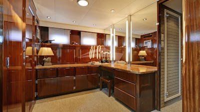 Owner's Stateroom Office Area