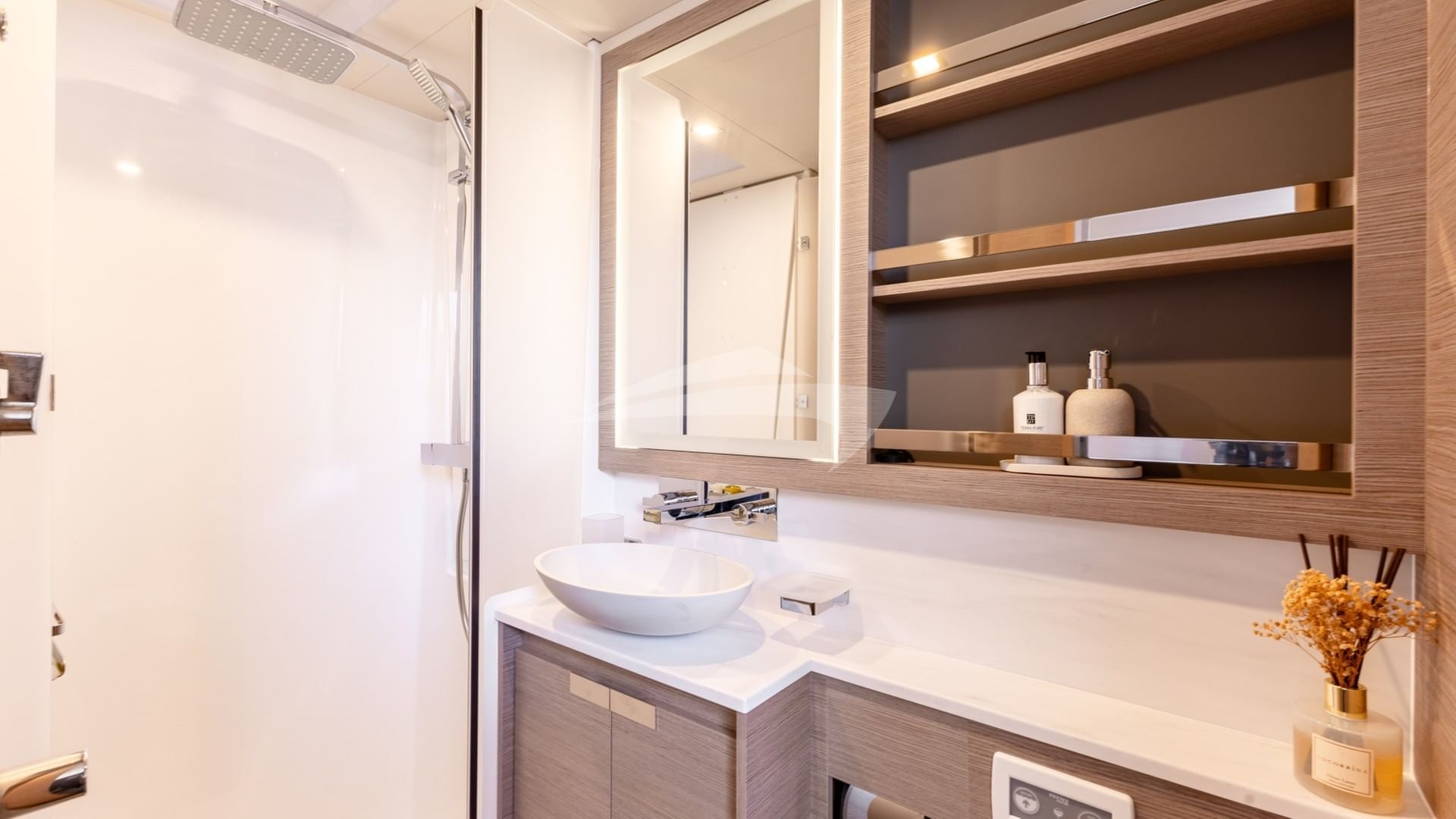 Guest head and shower