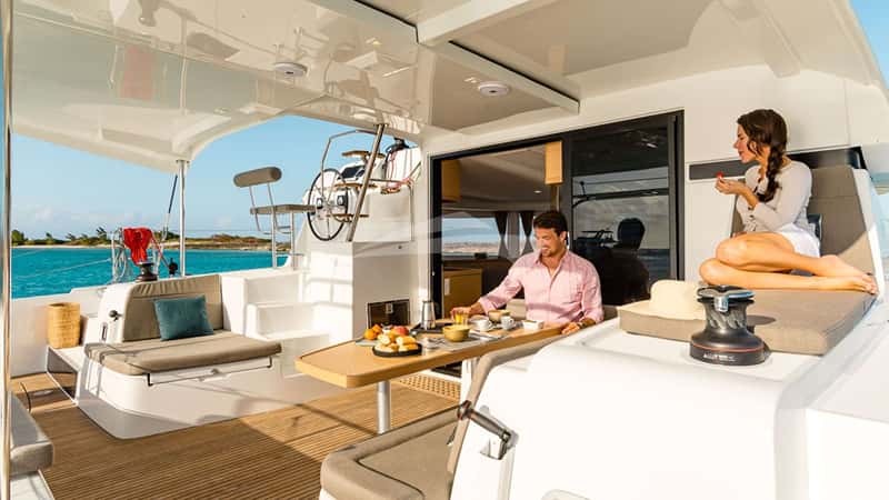 AURA 13m sailing yacht charter, photo 7