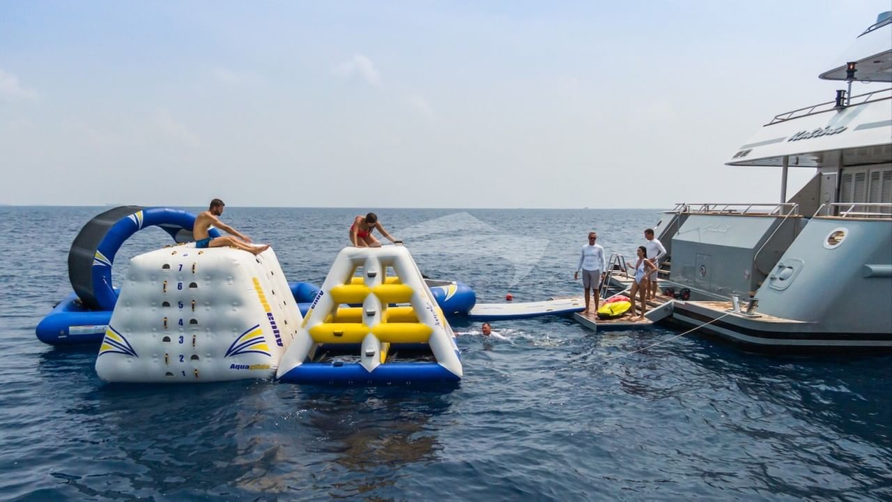 Playground with toys