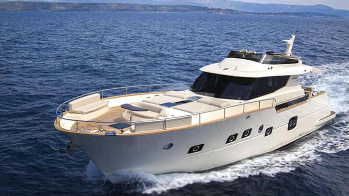 PANTA REI 21m motor yacht charter, photo 4