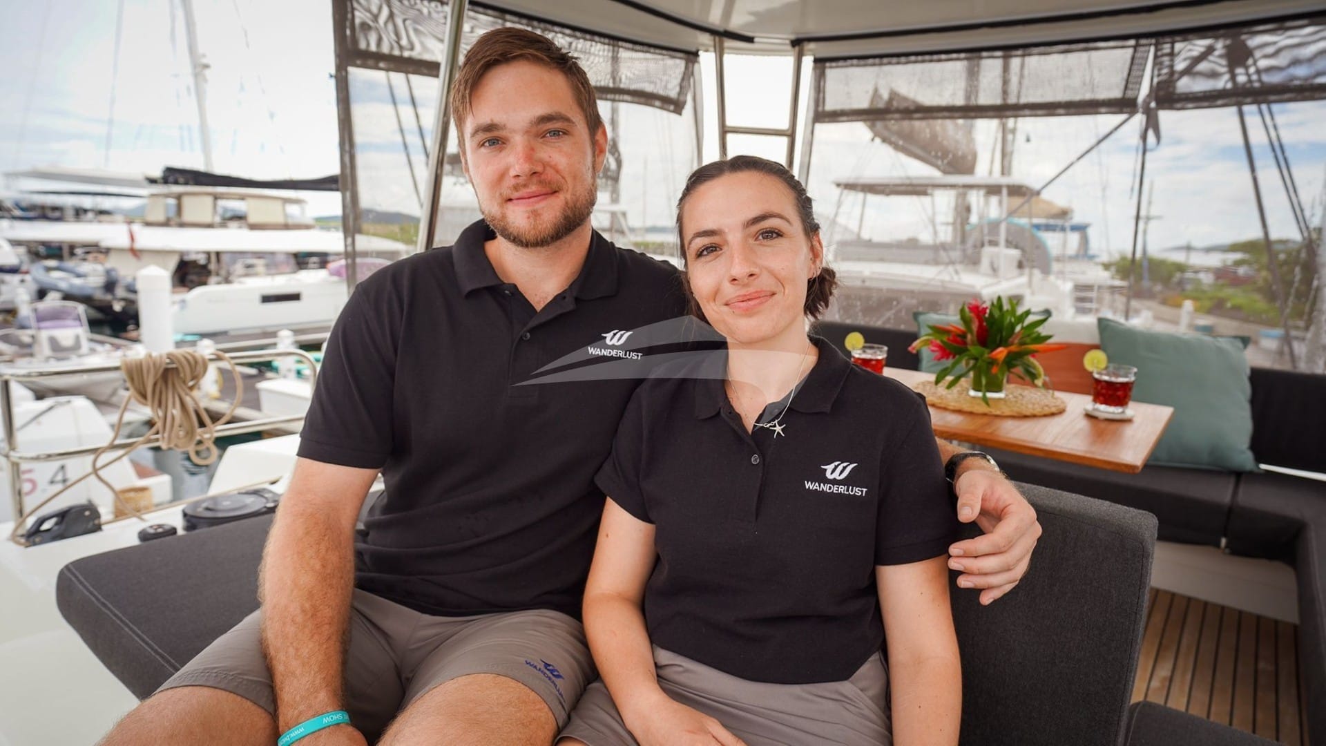 Luxury charter yacht crew for WANDERLUST