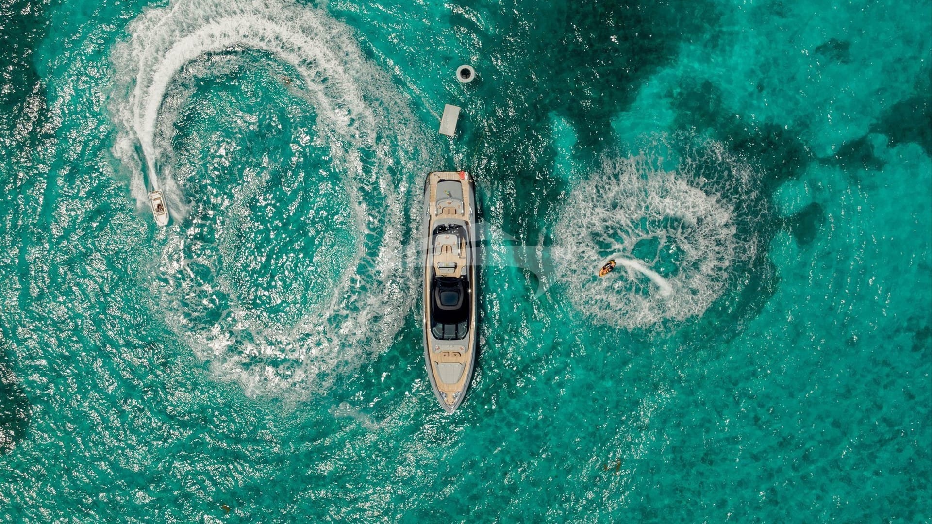 Aerial shot with toys out