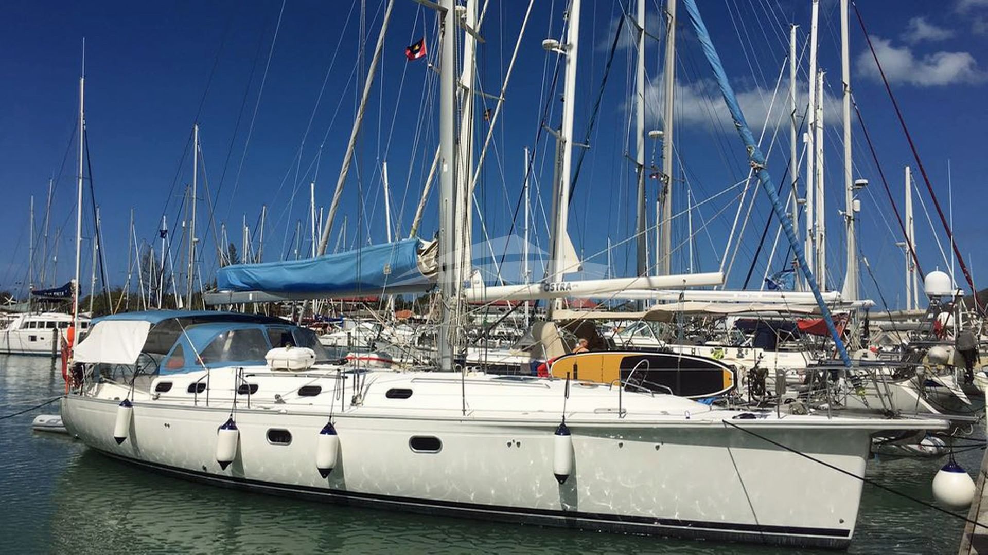 Docking in Jolly Harbour, Antigua