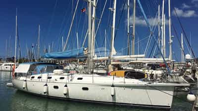 Docking in Jolly Harbour, Antigua