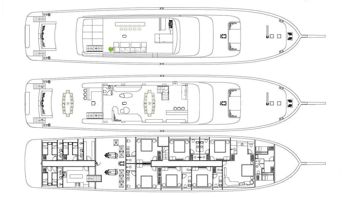 DE LOVE deck layout