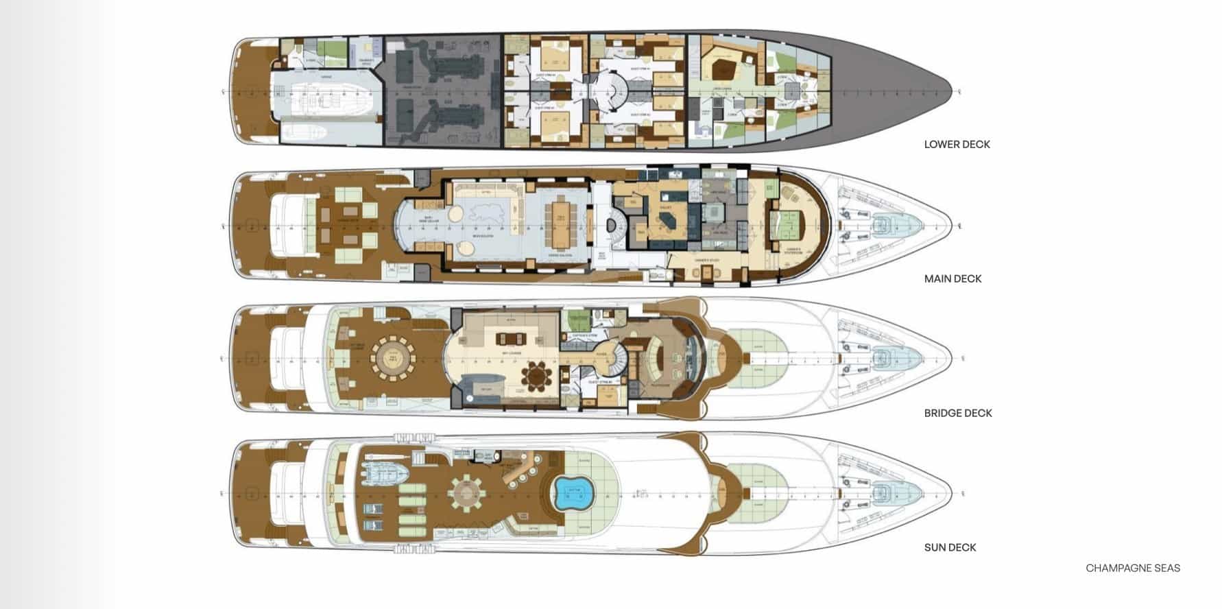 CHAMPAGNE SEAS layout