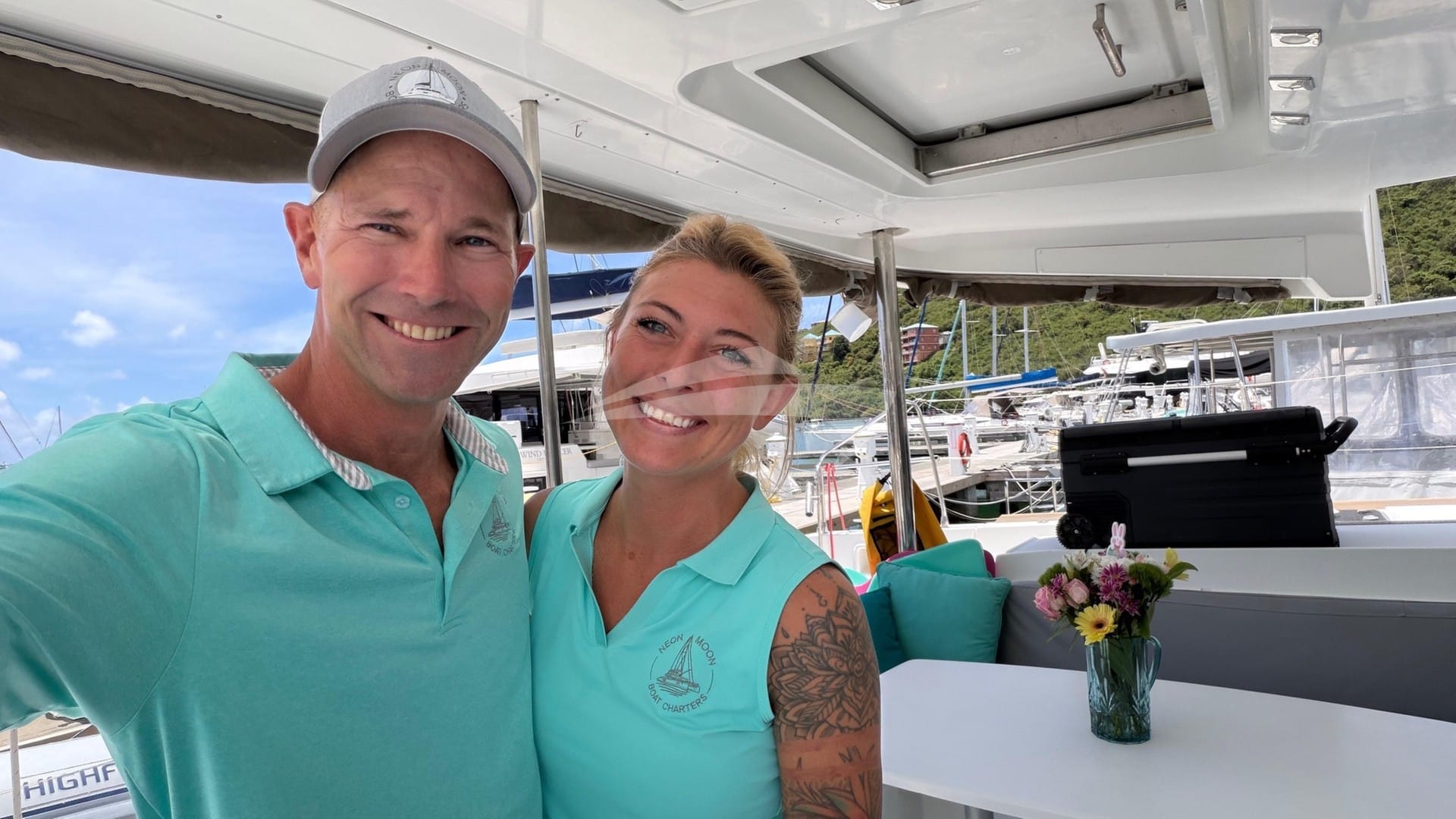 Luxury charter yacht crew for NEON MOON