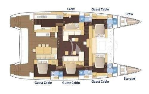 BLUE GRIFFIN Deck Plan