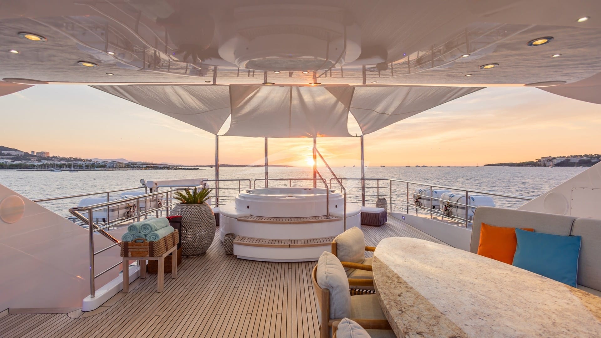 Luxury charter yacht crew for TIAMAT