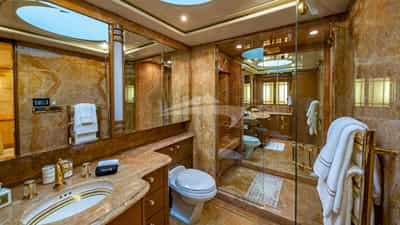 On deck master bath
