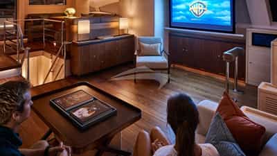 Salon with TV