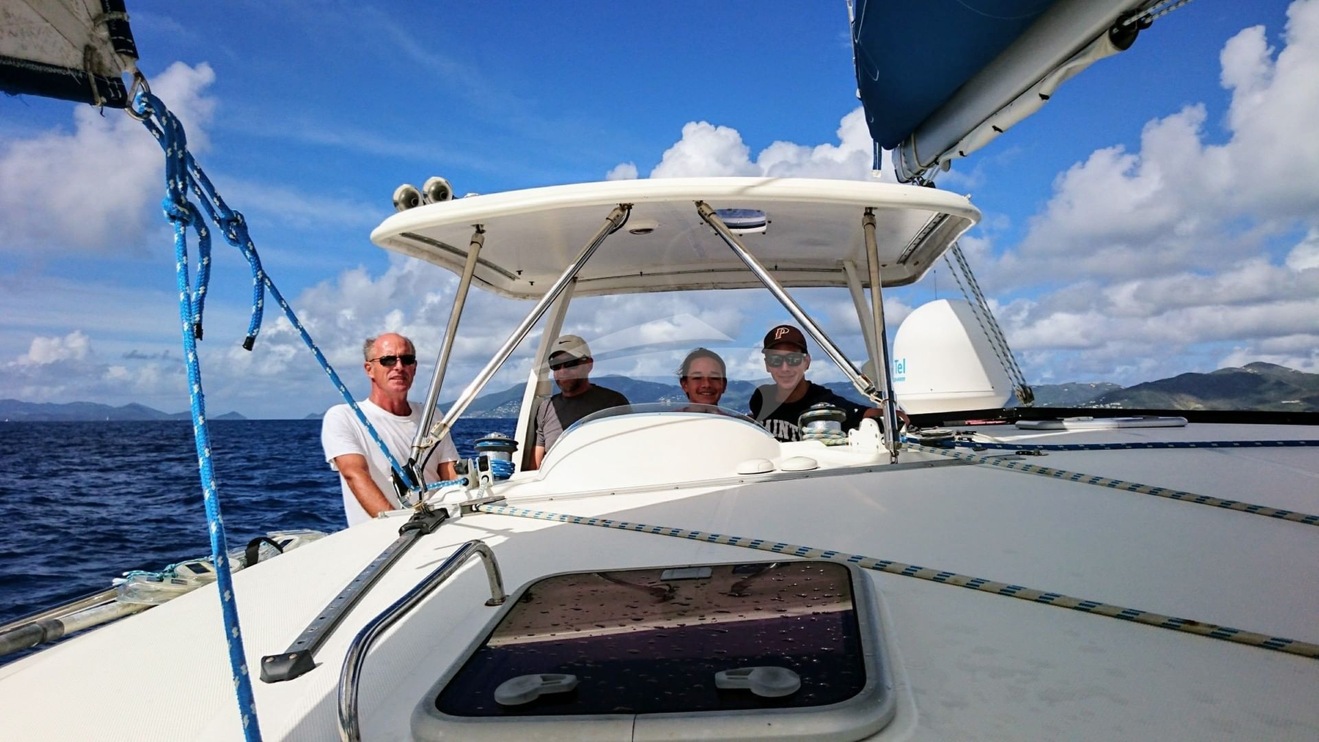 At the helm, sails hoisted!