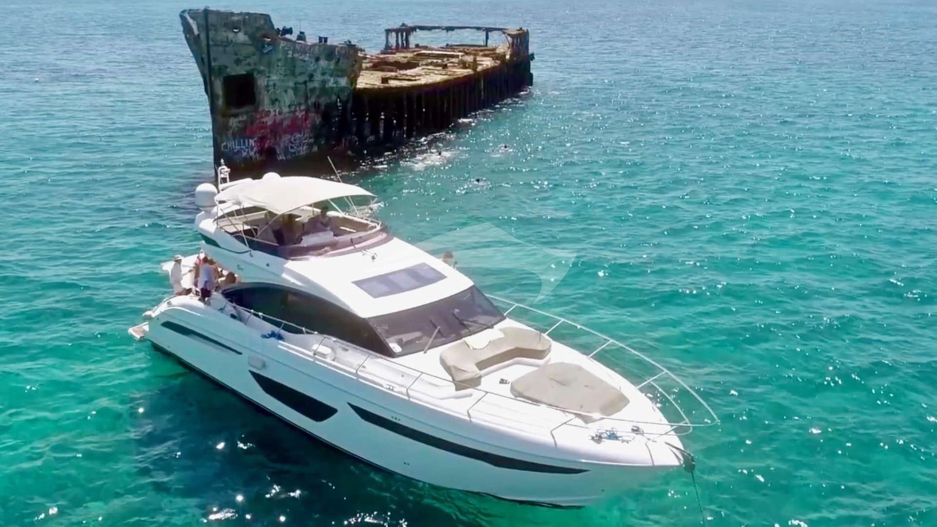 Anchored in the Bahamas