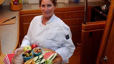 Dining aboard SIRONA