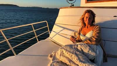 Relaxing at Sunset