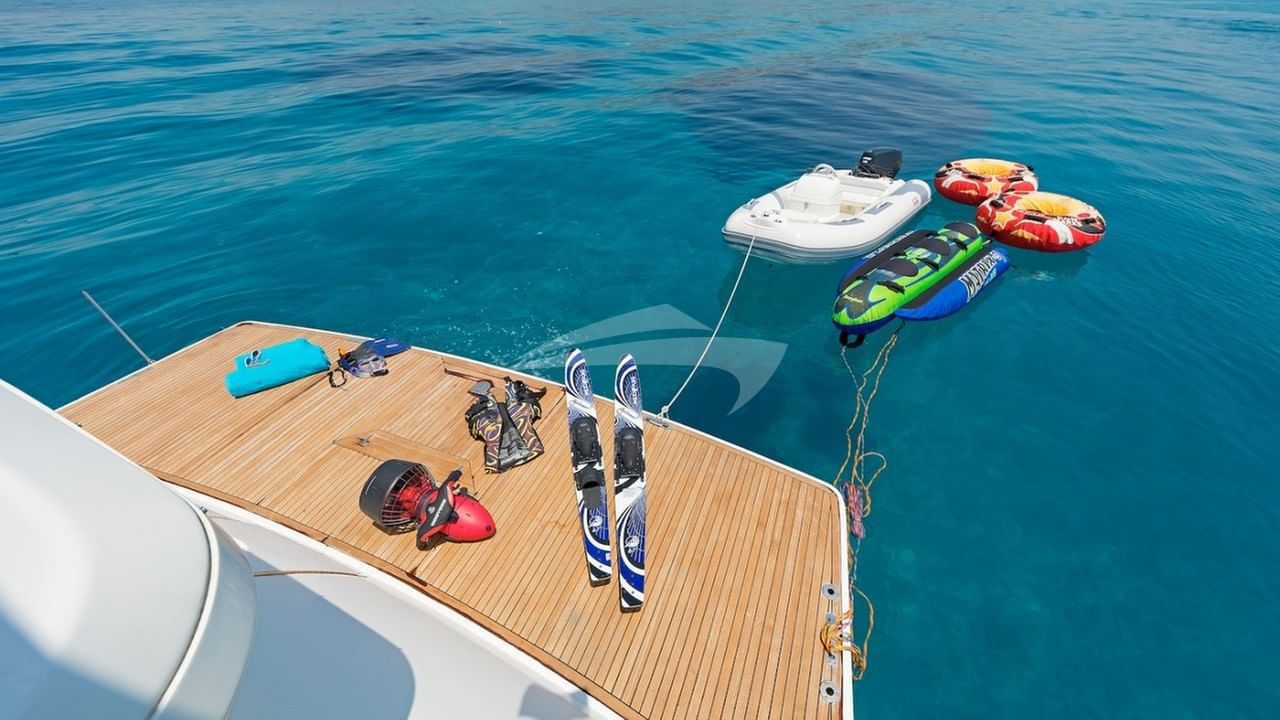 Swim Platform with Water Toys