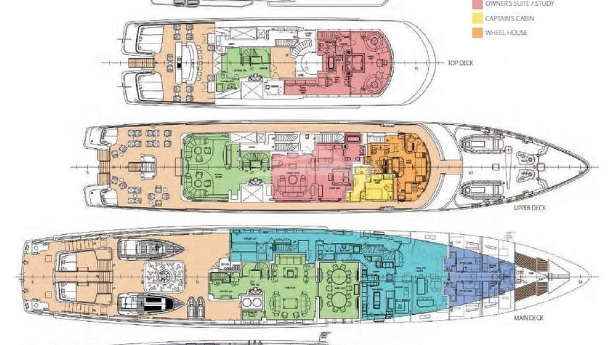 CORAL OCEAN Deck Plan
