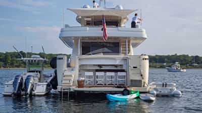 View of Aft with Water Toys